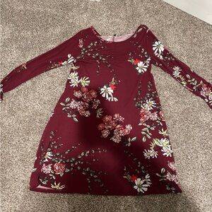 Women’s Floral Long Sleeve Mid Stretch Dress

Size Large